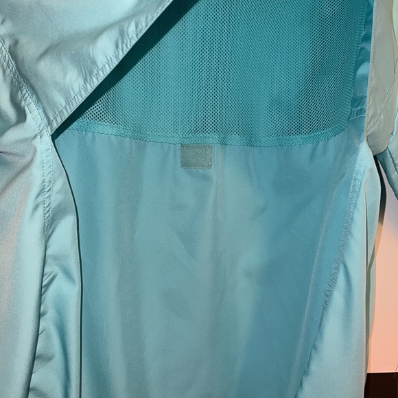 Rugged earth outfitters men’s 100% polyester shirt, sz large EUC Teal - Picture 10 of 10